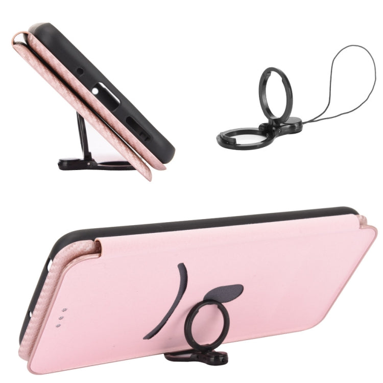Carbon Fiber Texture Magnetic Horizontal Flip TPU + PC + PU Leather Case with Card Slot & Lanyard, For Ulefone Note 9P, For Samsung Galaxy S20 FE 5G / 4G & S20 Lite
