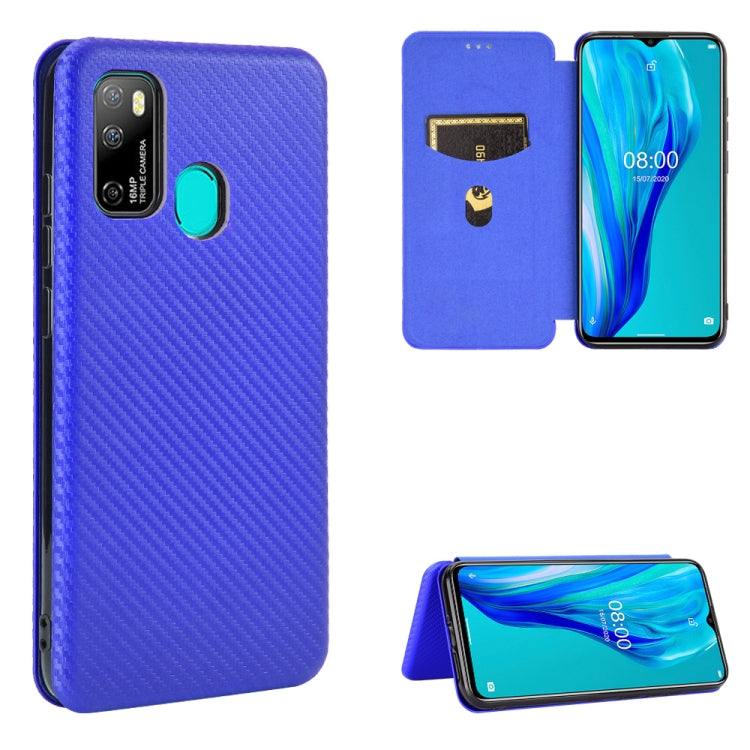 Carbon Fiber Texture Magnetic Horizontal Flip TPU + PC + PU Leather Case with Card Slot & Lanyard, For Ulefone Note 9P, For Samsung Galaxy S20 FE 5G / 4G & S20 Lite
