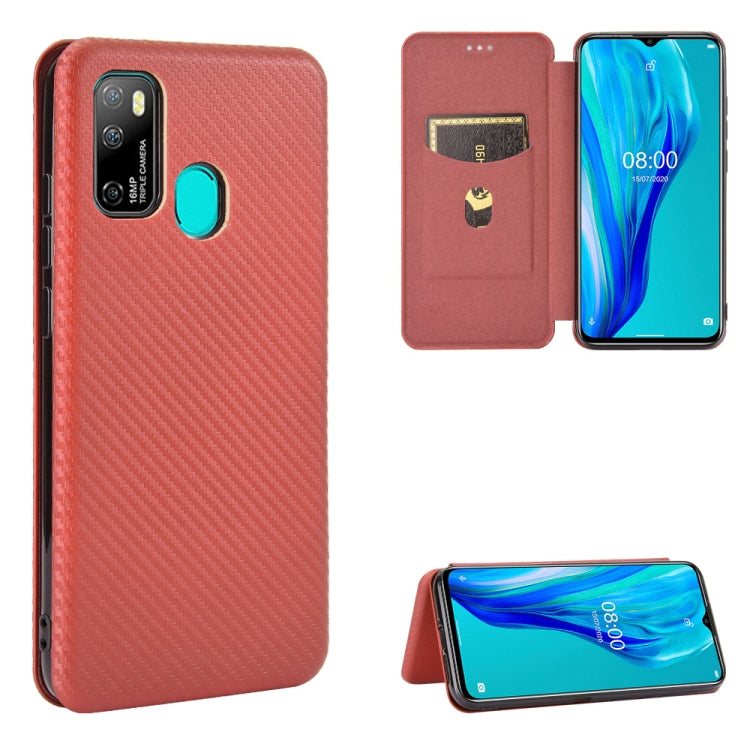 Carbon Fiber Texture Magnetic Horizontal Flip TPU + PC + PU Leather Case with Card Slot & Lanyard, For Ulefone Note 9P, For Samsung Galaxy S20 FE 5G / 4G & S20 Lite