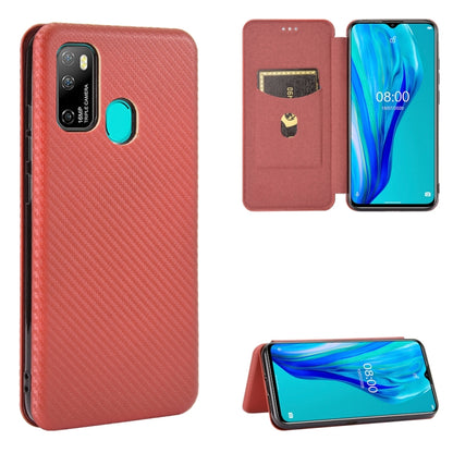 Carbon Fiber Texture Magnetic Horizontal Flip TPU + PC + PU Leather Case with Card Slot & Lanyard, For Ulefone Note 9P, For Samsung Galaxy S20 FE 5G / 4G & S20 Lite