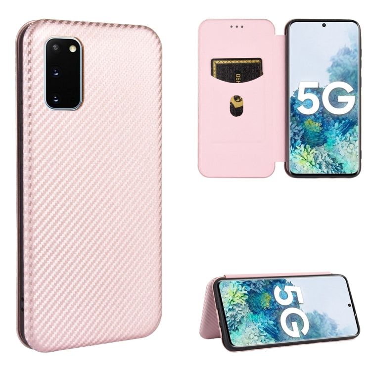 Carbon Fiber Texture Magnetic Horizontal Flip TPU + PC + PU Leather Case with Card Slot & Lanyard, For Ulefone Note 9P, For Samsung Galaxy S20 FE 5G / 4G & S20 Lite