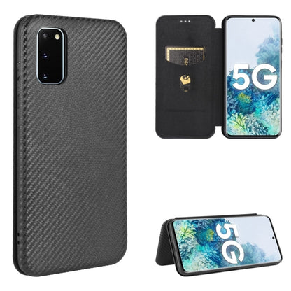 Carbon Fiber Texture Magnetic Horizontal Flip TPU + PC + PU Leather Case with Card Slot & Lanyard, For Ulefone Note 9P, For Samsung Galaxy S20 FE 5G / 4G & S20 Lite