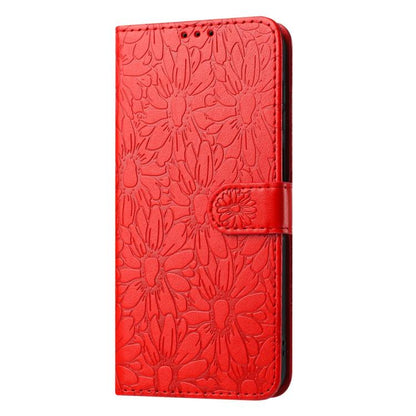 Daisy Embossed Leather Phone Case, For OnePlus 13