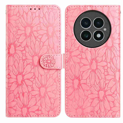 Daisy Embossed Leather Phone Case, For OnePlus 13