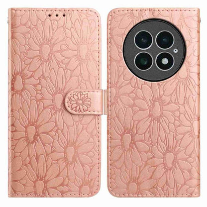 Daisy Embossed Leather Phone Case, For OnePlus 13