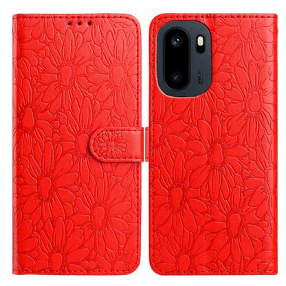 Daisy Embossed Leather Phone Case, For OnePlus Ace 6, For OnePlus 15