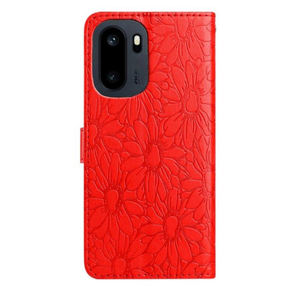Daisy Embossed Leather Phone Case, For OnePlus Ace 6, For OnePlus 15