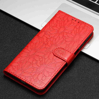 Daisy Embossed Leather Phone Case, For OnePlus Ace 6, For OnePlus 15
