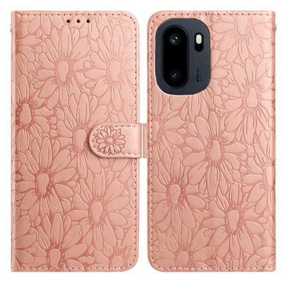 Daisy Embossed Leather Phone Case, For OnePlus Ace 6, For OnePlus 15