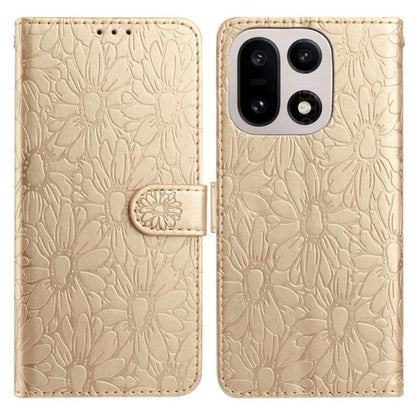 Daisy Embossed Leather Phone Case, For OnePlus Ace 6, For OnePlus 15