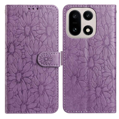 Daisy Embossed Leather Phone Case, For OnePlus Ace 6, For OnePlus 15