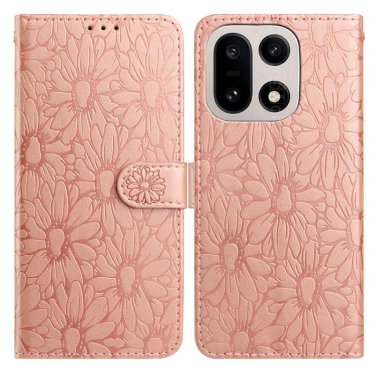 Daisy Embossed Leather Phone Case, For OnePlus Ace 6, For OnePlus 15