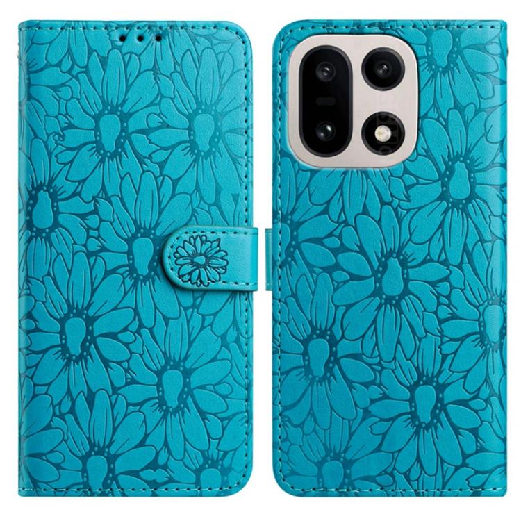 Daisy Embossed Leather Phone Case, For OnePlus Ace 6, For OnePlus 15