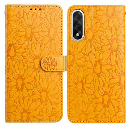 Daisy Embossed Leather Phone Case, For OnePlus Nord 5, For OnePlus Nord CE5