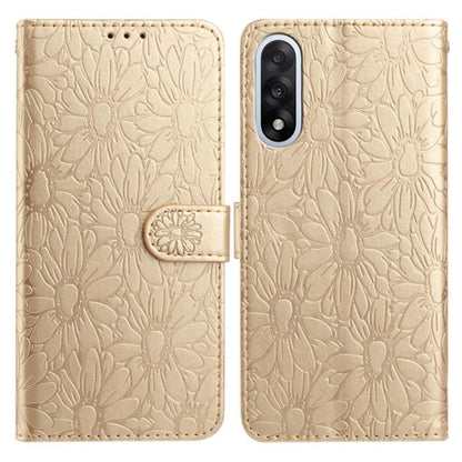 Daisy Embossed Leather Phone Case, For OnePlus Nord 5, For OnePlus Nord CE5