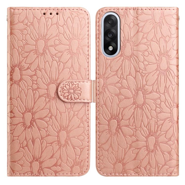 Daisy Embossed Leather Phone Case, For OnePlus Nord 5, For OnePlus Nord CE5