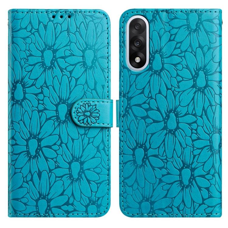 Daisy Embossed Leather Phone Case, For OnePlus Nord 5, For OnePlus Nord CE5