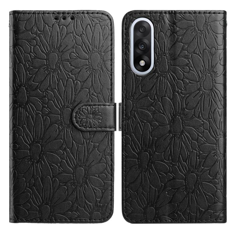 Daisy Embossed Leather Phone Case, For OnePlus Nord 5, For OnePlus Nord CE5