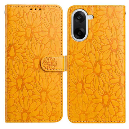 Daisy Embossed Leather Phone Case, For OnePlus Nord 5, For OnePlus Nord CE5