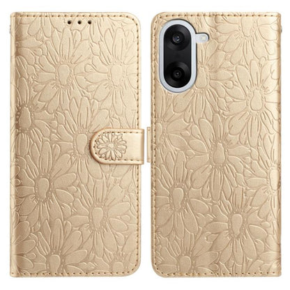 Daisy Embossed Leather Phone Case, For OnePlus Nord 5, For OnePlus Nord CE5