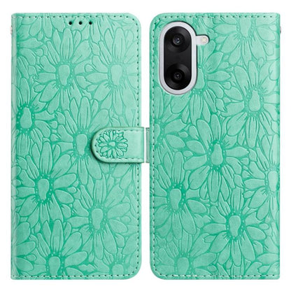 Daisy Embossed Leather Phone Case, For OnePlus Nord 5, For OnePlus Nord CE5