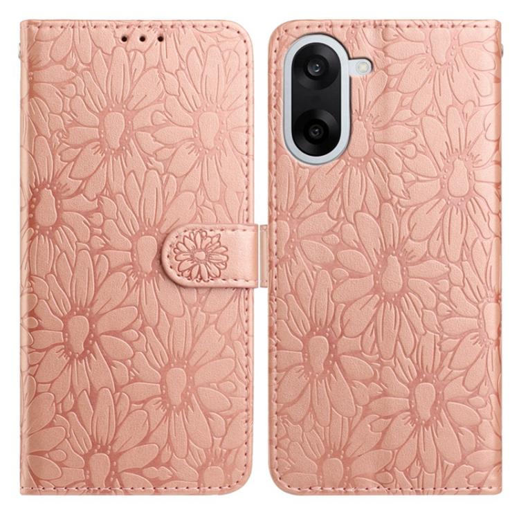 Daisy Embossed Leather Phone Case, For OnePlus Nord 5, For OnePlus Nord CE5