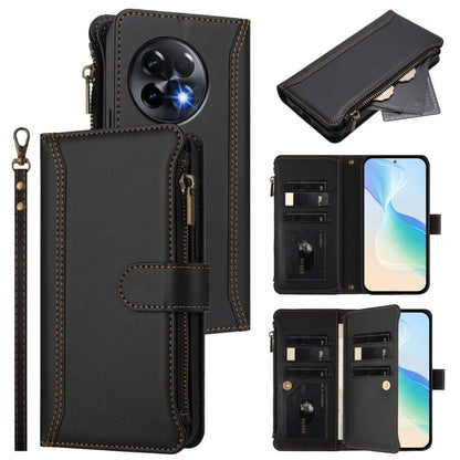 Magnetic Closure 9 Card Slots Zipper Leather Case with Hand Strap, For OnePlus Nord CE3 5G India, For OnePlus Nord CE 3 Lite 5G, For OnePlus Nord 3 / Ace 2V, For OnePlus 11R 5G Global