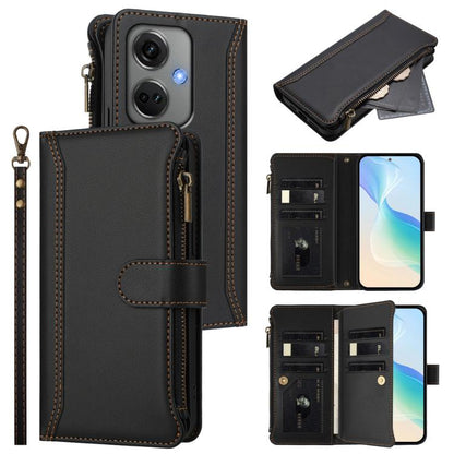 Magnetic Closure 9 Card Slots Zipper Leather Case with Hand Strap, For OnePlus Nord CE3 5G India, For OnePlus Nord CE 3 Lite 5G, For OnePlus Nord 3 / Ace 2V, For OnePlus 11R 5G Global