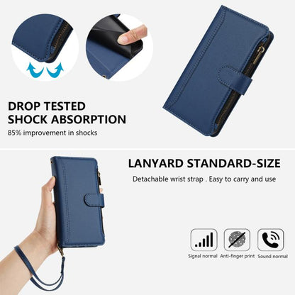 Magnetic Closure 9 Card Slots Zipper Leather Case with Hand Strap, For OnePlus Ace 5 Racing, For OnePlus 13T 5G, For OnePlus 13R / Ace 5 Pro 5G, For OnePlus 13