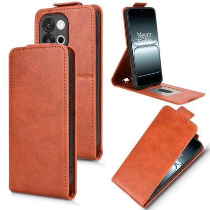 Magnetic Vertical Flip Leather Phone Case with Buckle, For OnePlus 15, For OnePlus Nord 5 / Ace 5 Ultra, For OnePlus Nord CE5 / Ace 5 Racing, For OnePlus 13T