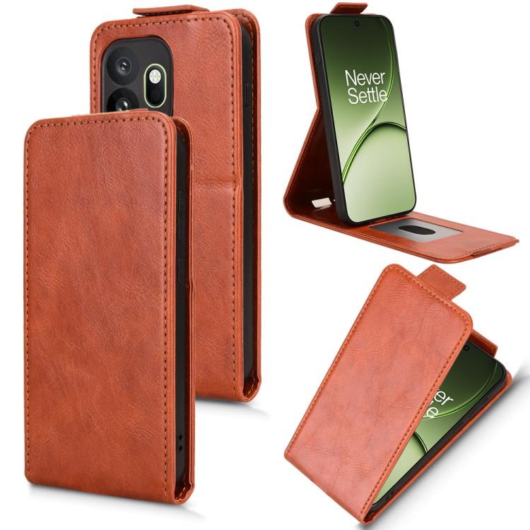 Magnetic Vertical Flip Leather Phone Case with Buckle, For OnePlus N6 4G, For OnePlus Ace 6 Ultra, For OnePlus Turbo 6 / Nord 6 5G, For OnePlus 15T, For OnePlus Turbo 6V, For OnePlus 15R / Ace 6