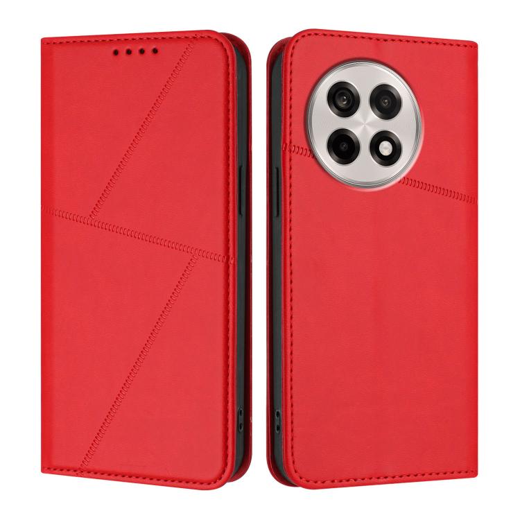 Strong Magnetic Frosted Flip Leather Phone Case, For OnePlus 13T, For OnePlus Ace 5, For OnePlus 13
