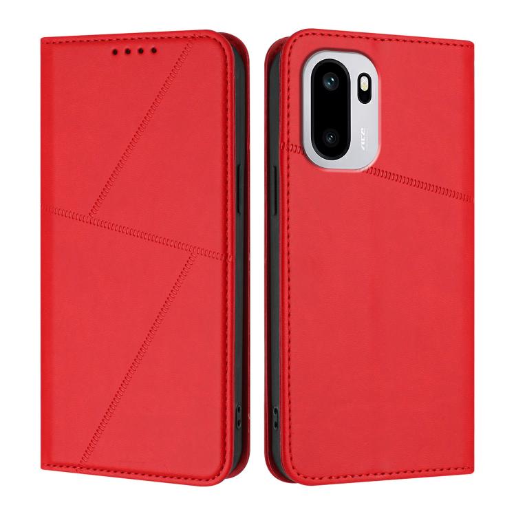 Strong Magnetic Frosted Flip Leather Phone Case, For OnePlus Turbo 6 / Turbo 6V, For OnePlus Ace 6, For OnePlus 15