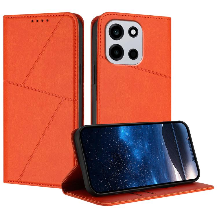 Strong Magnetic Frosted Flip Leather Phone Case, For OnePlus Turbo 6 / Turbo 6V, For OnePlus Ace 6, For OnePlus 15
