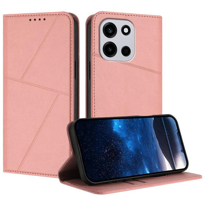 Strong Magnetic Frosted Flip Leather Phone Case, For OnePlus Turbo 6 / Turbo 6V, For OnePlus Ace 6, For OnePlus 15