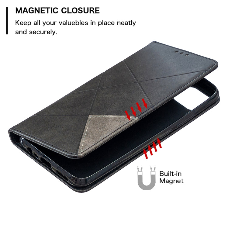 Rhombus Texture Horizontal Flip Magnetic Leather Case with Holder & Card Slots, For OPPO Realme C11, For OPPO Realme 6, For OPPO Realme 6 Pro, For OPPO Reno3 Pro