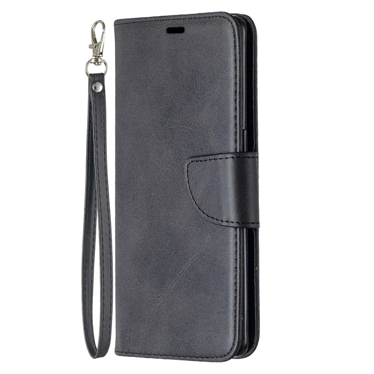 Retro Lambskin Texture Pure Color Horizontal Flip PU Leather Case, with Holder & Card Slots & Wallet & Lanyard, For OPPO Reno4 Pro 5G