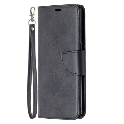 Retro Lambskin Texture Pure Color Horizontal Flip PU Leather Case, with Holder & Card Slots & Wallet & Lanyard, For OPPO Reno4 Pro 5G