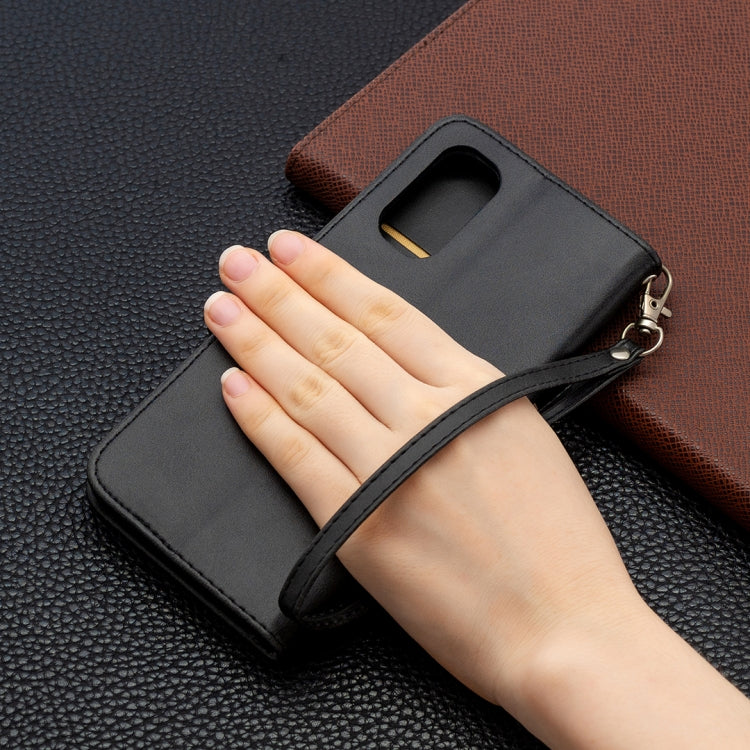 Retro Lambskin Texture Pure Color Horizontal Flip PU Leather Case, with Holder & Card Slots & Wallet & Lanyard, For OPPO Reno4 Pro 5G