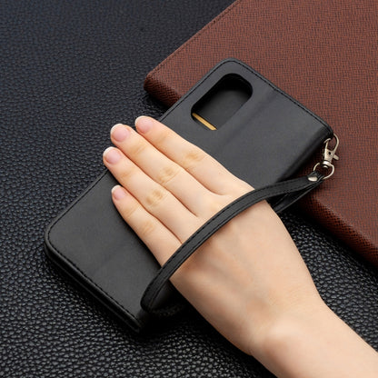 Retro Lambskin Texture Pure Color Horizontal Flip PU Leather Case, with Holder & Card Slots & Wallet & Lanyard, For OPPO Reno4 Pro 5G