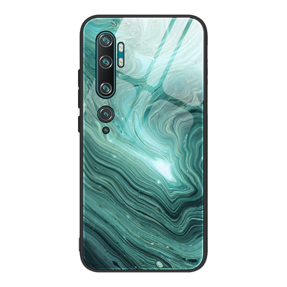 Marble Pattern Glass Protective Case, For Xiaomi Mi Note 10, For Xiaomi Mi CC9 / A3 Lite, For Xiaomi Redmi 9A