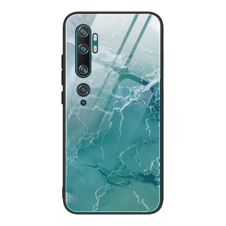 Marble Pattern Glass Protective Case, For Xiaomi Mi Note 10, For Xiaomi Mi CC9 / A3 Lite, For Xiaomi Redmi 9A