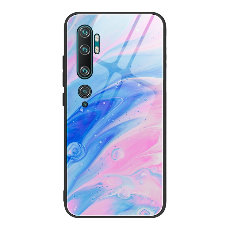 Marble Pattern Glass Protective Case, For Xiaomi Mi Note 10, For Xiaomi Mi CC9 / A3 Lite, For Xiaomi Redmi 9A