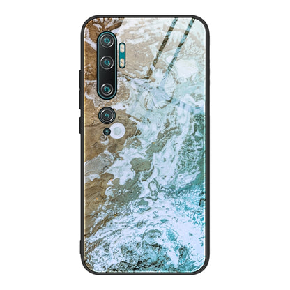 Marble Pattern Glass Protective Case, For Xiaomi Mi Note 10, For Xiaomi Mi CC9 / A3 Lite, For Xiaomi Redmi 9A