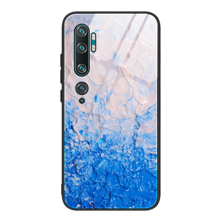 Marble Pattern Glass Protective Case, For Xiaomi Mi Note 10, For Xiaomi Mi CC9 / A3 Lite, For Xiaomi Redmi 9A