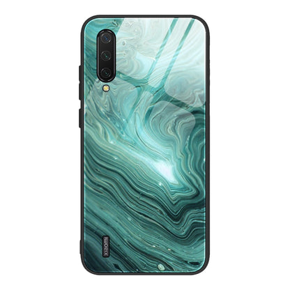 Marble Pattern Glass Protective Case, For Xiaomi Mi Note 10, For Xiaomi Mi CC9 / A3 Lite, For Xiaomi Redmi 9A