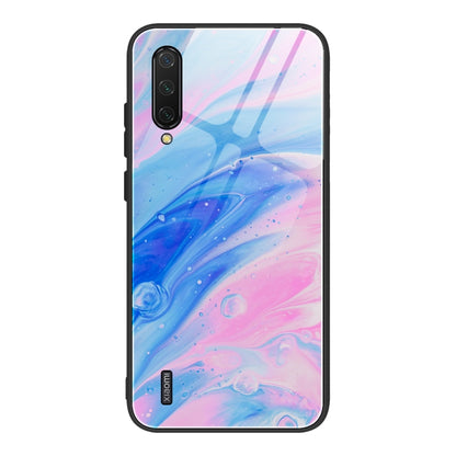 Marble Pattern Glass Protective Case, For Xiaomi Mi Note 10, For Xiaomi Mi CC9 / A3 Lite, For Xiaomi Redmi 9A