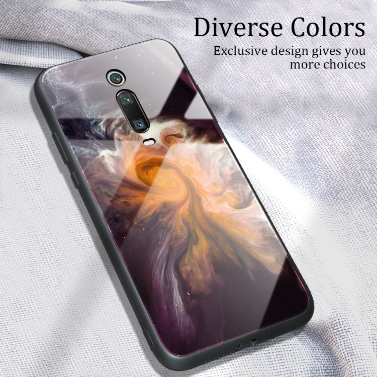Marble Pattern Glass Protective Case, For Xiaomi Redmi K20 / K20 Pro / Mi 9T, For Xiaomi Redmi Note 9, For Xiaomi Redmi Note 9S / Note 9 Pro