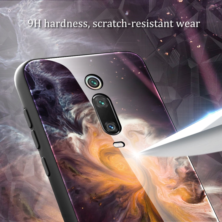 Marble Pattern Glass Protective Case, For Xiaomi Redmi K20 / K20 Pro / Mi 9T, For Xiaomi Redmi Note 9, For Xiaomi Redmi Note 9S / Note 9 Pro