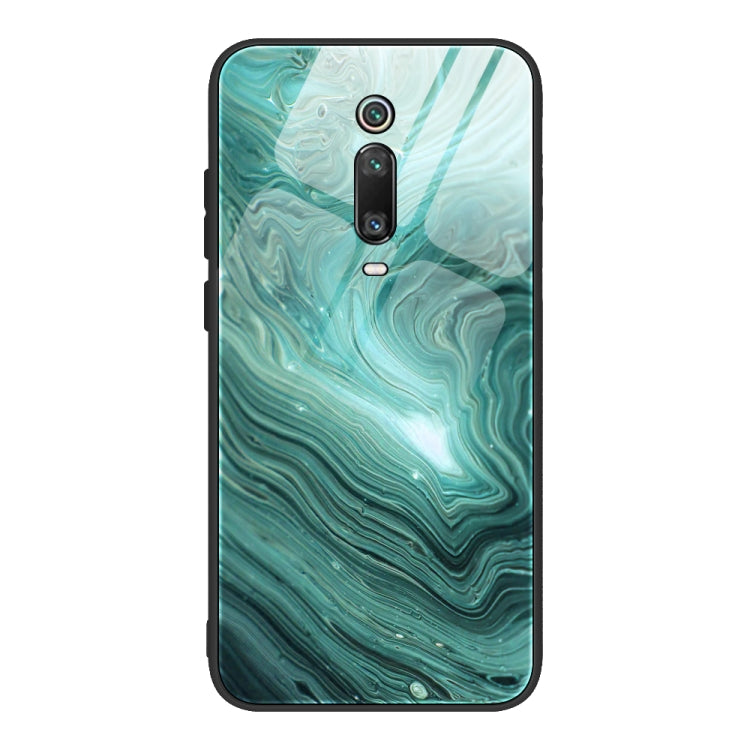 Marble Pattern Glass Protective Case, For Xiaomi Redmi K20 / K20 Pro / Mi 9T, For Xiaomi Redmi Note 9, For Xiaomi Redmi Note 9S / Note 9 Pro